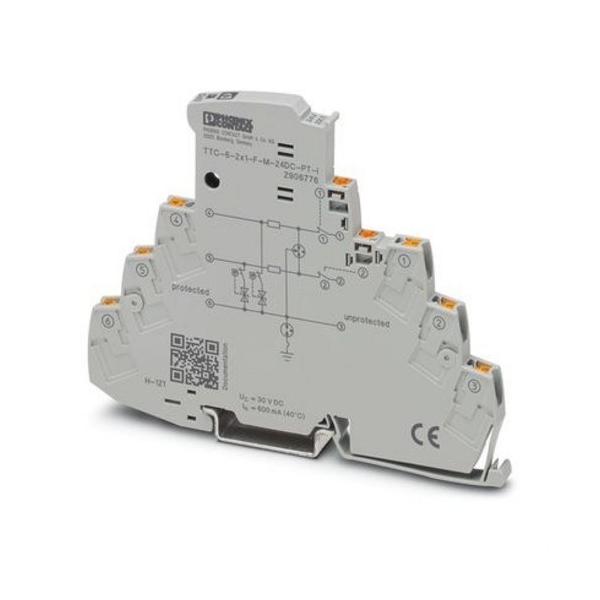 PROTECCIÓN CONTRA SOBRETENSIONES TTC-6-2X1-F-M-24DC-PT-I