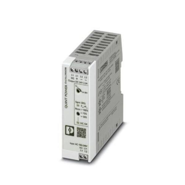FUENTES ALIM.CONMD.Po.QUINT POWER CX.POR TORN.MONT.SOBRE CRL.E. 1 fásico SAL.24V