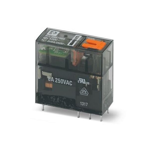 RELÉ MINIATURA ENCHUFABLE REL-MR-120AC/21-21/MS