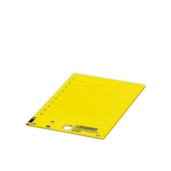 RTULO DE PLSTICO US-EMLP (27X12,5) YE
