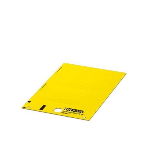RTULO DE PLSTICO US-EMLP (85,6X54) YE