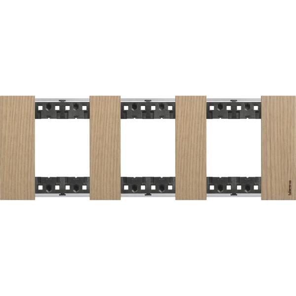 Placa embellecedora Living Now de color Roble - 2x3mod