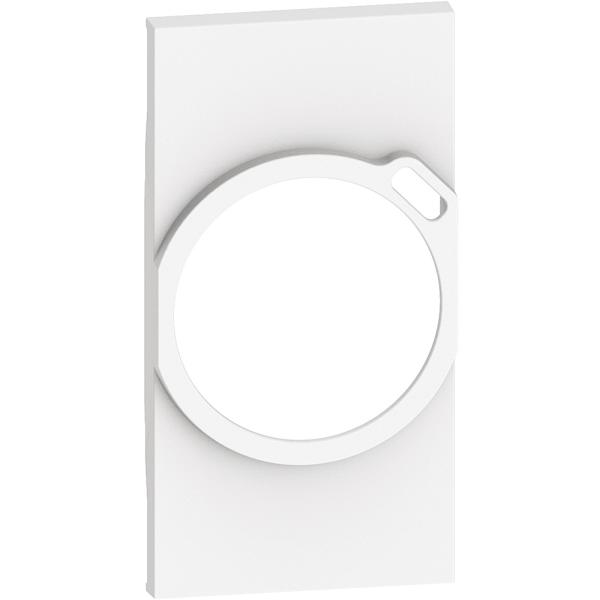 Frontal base de corriente con USB Living Now - Blanco - 2mod
