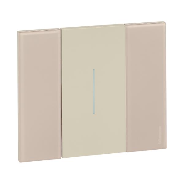 Placa embellecedora Living Now de color Aura - 2mod