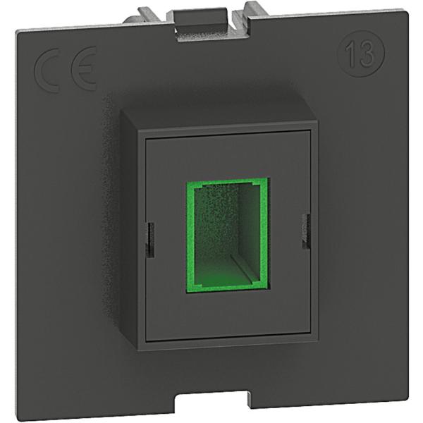 Base de acoplamiento para cable de Fibra Óptica - SC/APC - 1 módulo