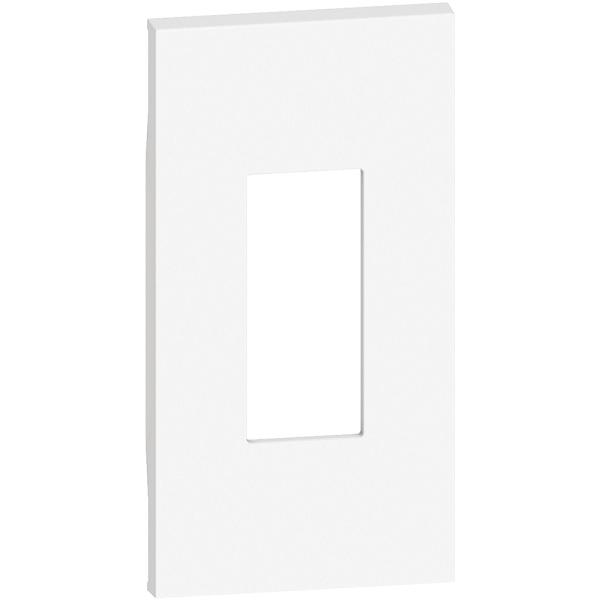 PLACA FRONTAL LIVING NOW 2 MDULOS PARA RJ45 Y ADAPTADORES KEYSTONE, BLANCO