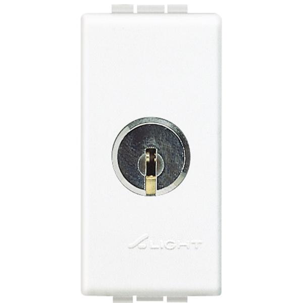 Interruptor bipolar con llave Livinglight - 1mod - Blanco