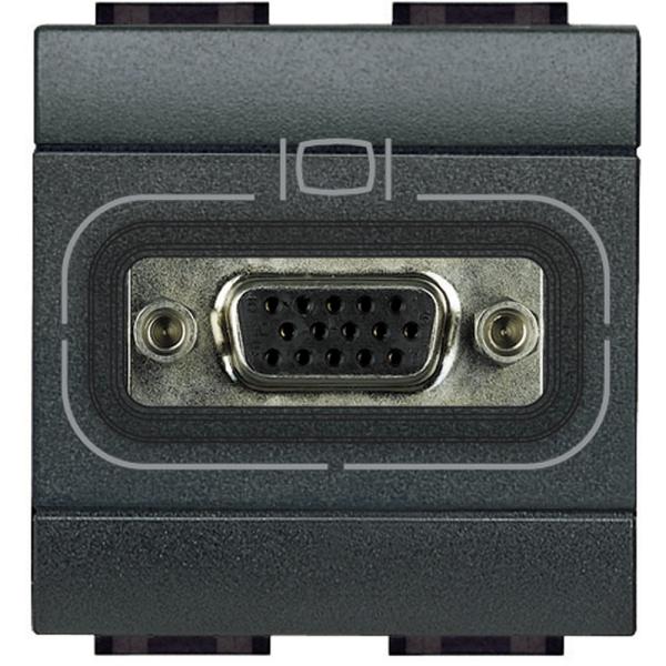 Base video HD15 - Livinglight - 2mod - Antracita