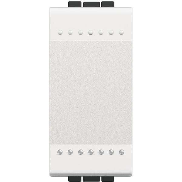 Pulsador luminoso Livinglight 10A - 250V~ - 1mod - Blanco
