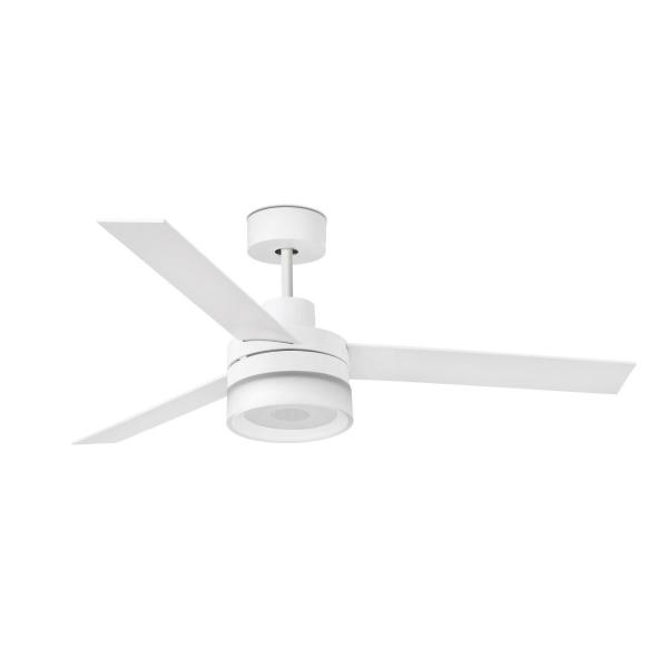 VENTILADOR TECHO ICE DIMETRO 132cm 3 PALAS ALTAVOZ LED 12W 3K BLANCO