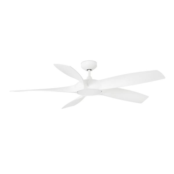 VENTILADOR TECHO COCOS DIMETRO 137cm BLANCO 5 PALAS LED 20W