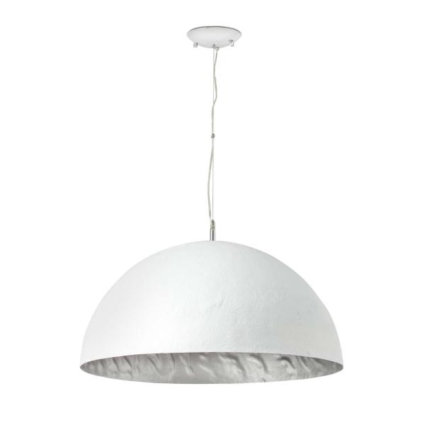 LUMINARIA SUSPENDIDA MAGMA-P 3xE27 60W 70cm BLANCO PLATA