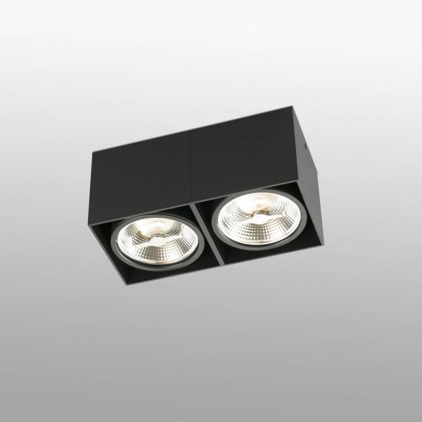 PLAFÓN TECTO AR111 100W NEGRO