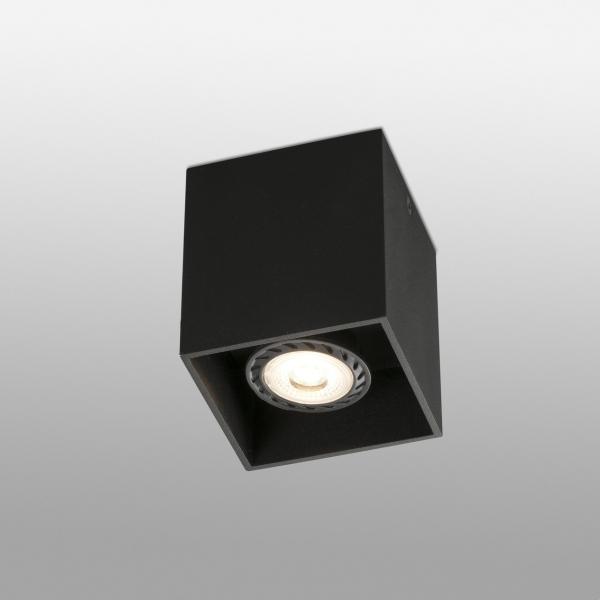 PLAFÓN TECTO GU10 50W NEGRO