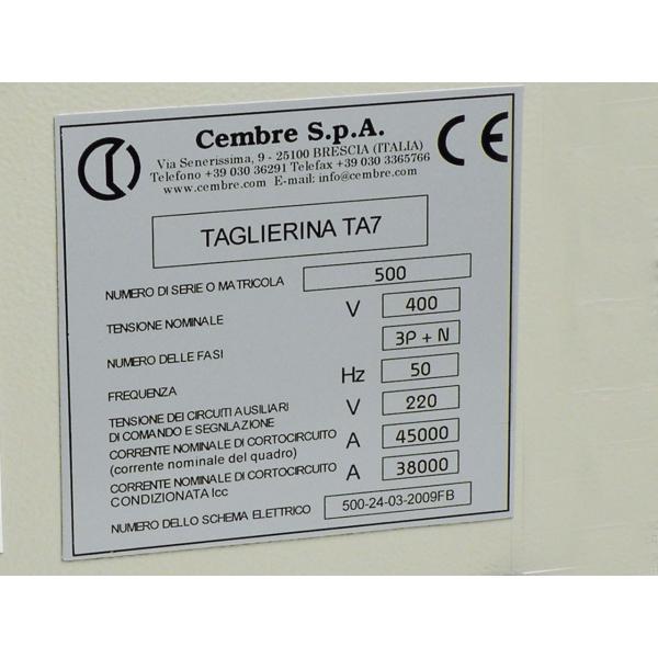 PLACA CUADRO MG-VRT-A 88703GY 52x107mm GRIS