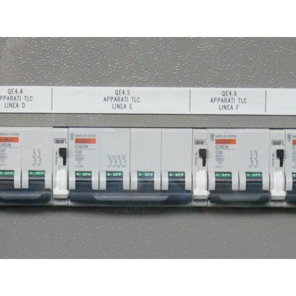 PLACA MG-17.5-A 990867 25x50mm PARA COMPONENTES MODULARES BLANCO