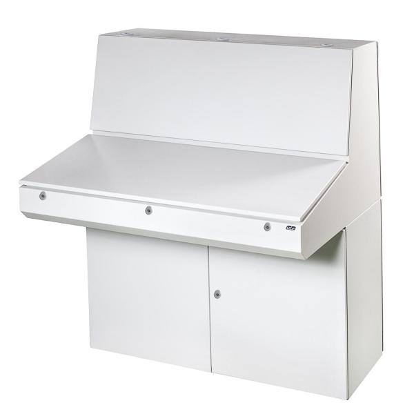 PUPITRE ACERO LAMINADO IP55 PANEL DE SINÓPTICO Y CONTROL 1200mm