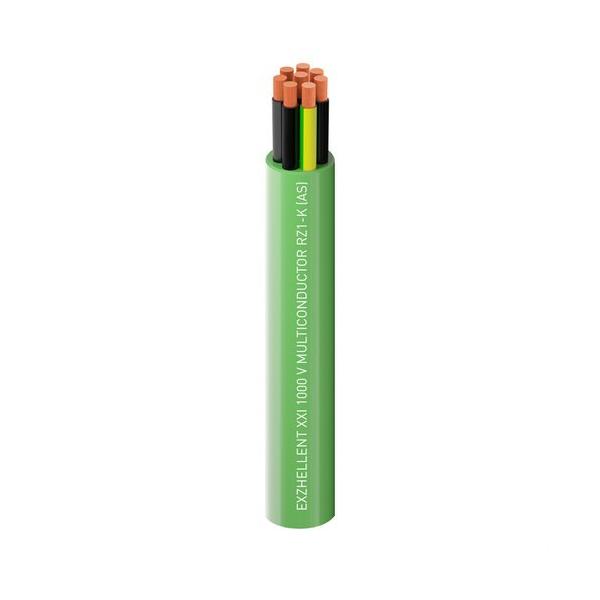 CABLE EXZHELLENT 1000V CONTROL 0,6/1kV 10G1,5 VERDE