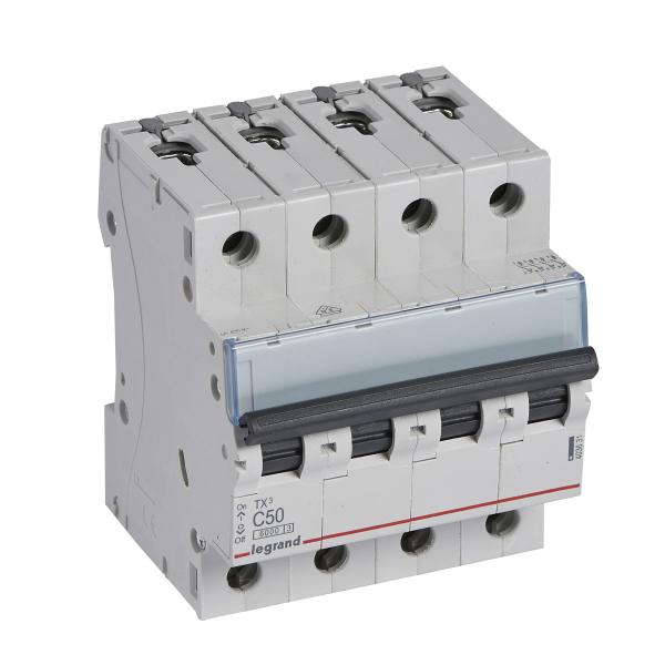 MCB TX³ 6000A 4 polos 50A curva C
