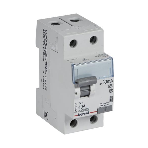 Diferencial TX³ - 2P - 230V~ - 30mA- 40A - Tipo A 