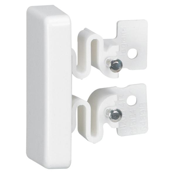 Tapa final para moldura DLPlus 40x20 - Blanco