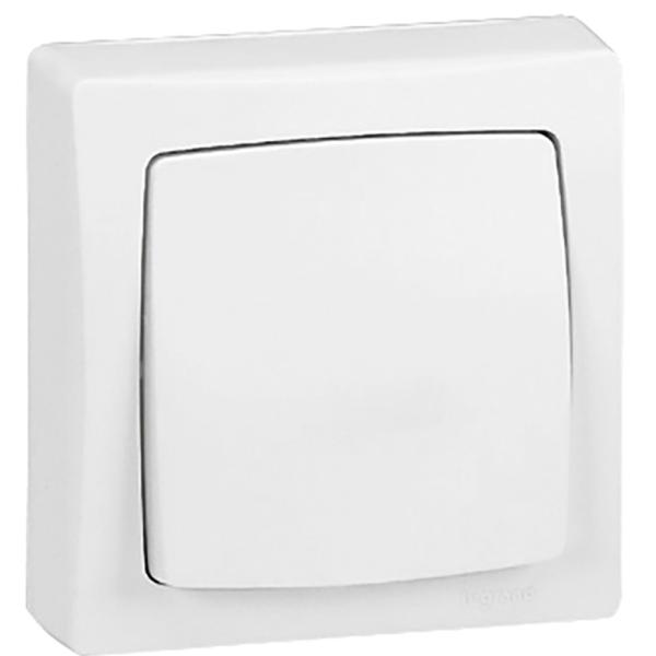Interruptor bipolar - Oteo - monobloc - Blanco