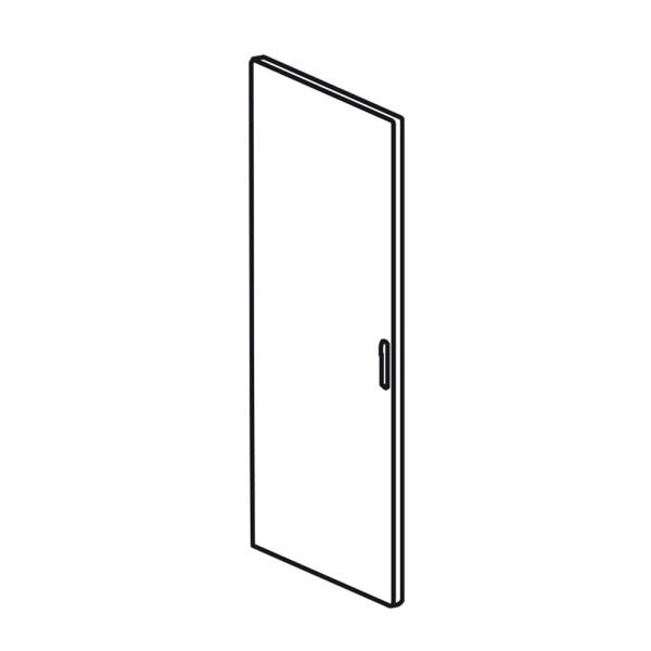 Puerta metálica equipable XL³ 4000 - L975mm H2000mm