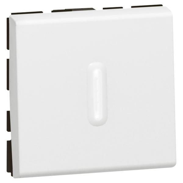 PULSADOR INVERSOR CON VISOR 2 MDULOS MOSAIC-II