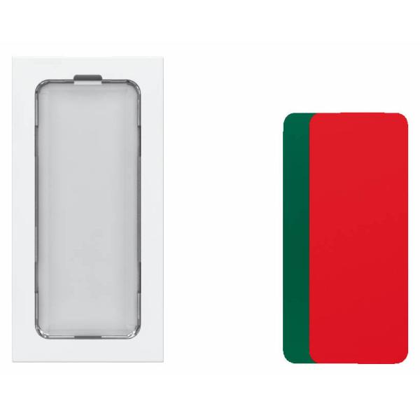 Piloto simple Mosaic - 230V~ - 1mod - Blanco antibacteriano