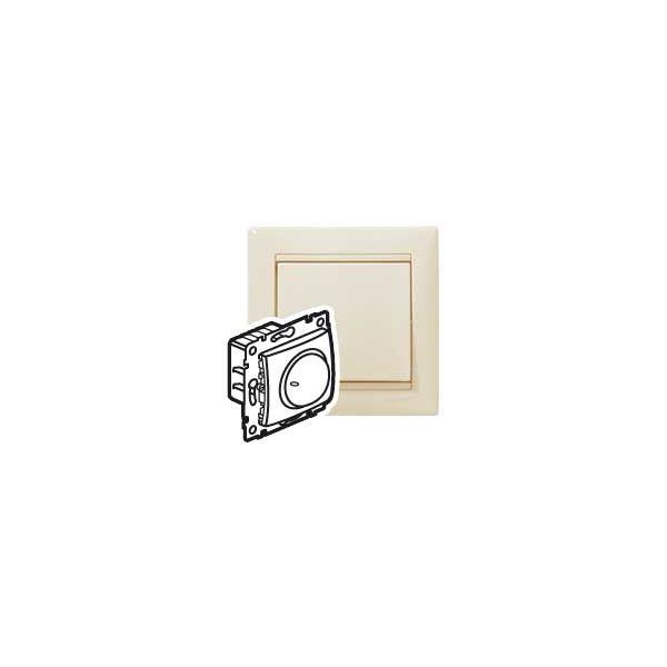 Regulador de luz giratorio Valena - 40-400 W - Marfil