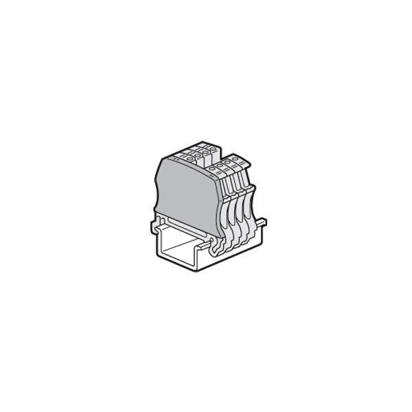 TAPA TERMINAL BORNE DESCONEXIÓN 6mm PASO / BORNE FUNCIÓN