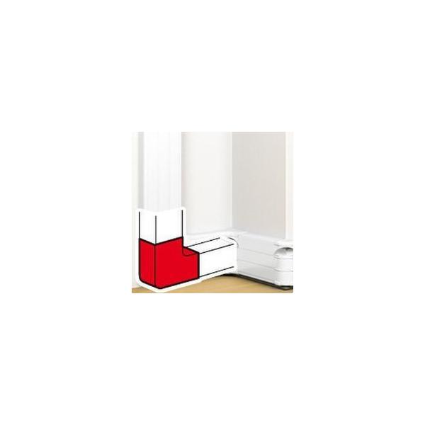 Ángulo plano para microcanal DLPlus 7x12 - Blanco