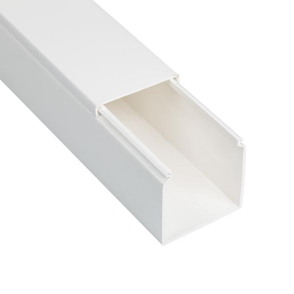 Canal FLUIDQUINT 60x60 para instalaciones de climatización - 2m - Color blanco