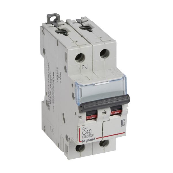 Magnetotérmico DX³ 6000/10kA - 1P+N - 230V~ - 40A - curva C