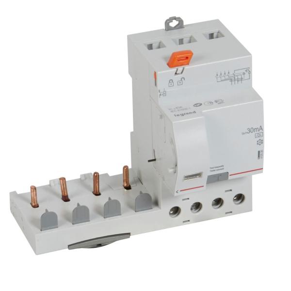 Bloque diferencial adaptable DX³ - 4P - 63A - 30mA - TipoA - 3mod