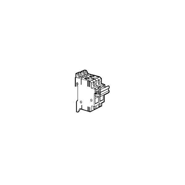 BASE FUSIBLE SECCIONABLE T0 FIJACIN TORNILLO RAIL 2 MDULO