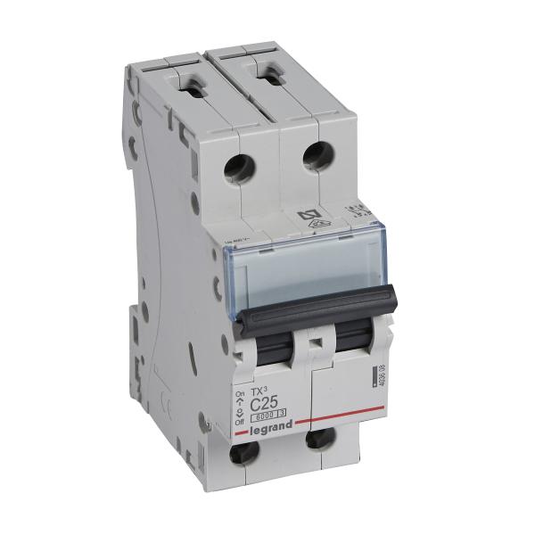 MAGNETOTRMICO TX3 6kA-C 2P 25A