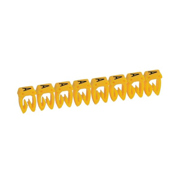 Etiqueta CAB 3 para cableado de 0,5 a 1,5² - letra mayúscula A