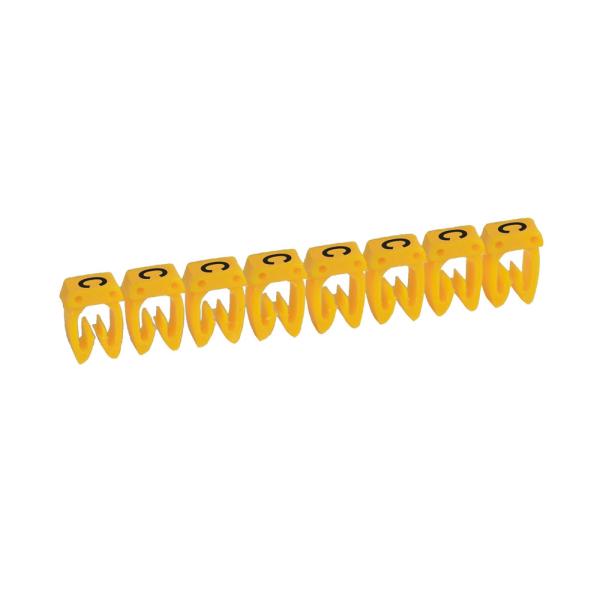 Etiqueta CAB 3 para cableado de 0,5 a 1,5² - letra mayúscula C