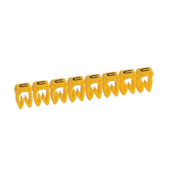 Etiqueta CAB 3 para cableado de 0,5 a 1,5² - letra mayúscula U