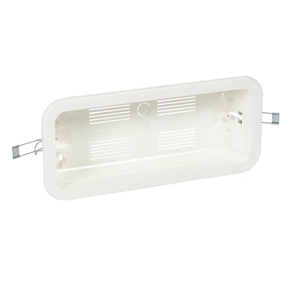 Caja de empotrar C3 LED - instalación en pared o falso techo - blanca