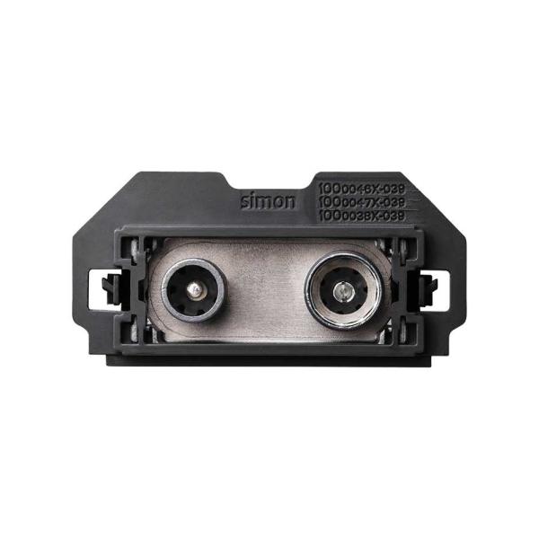 Toma de señal modular R-TV+SAT final Simon 100