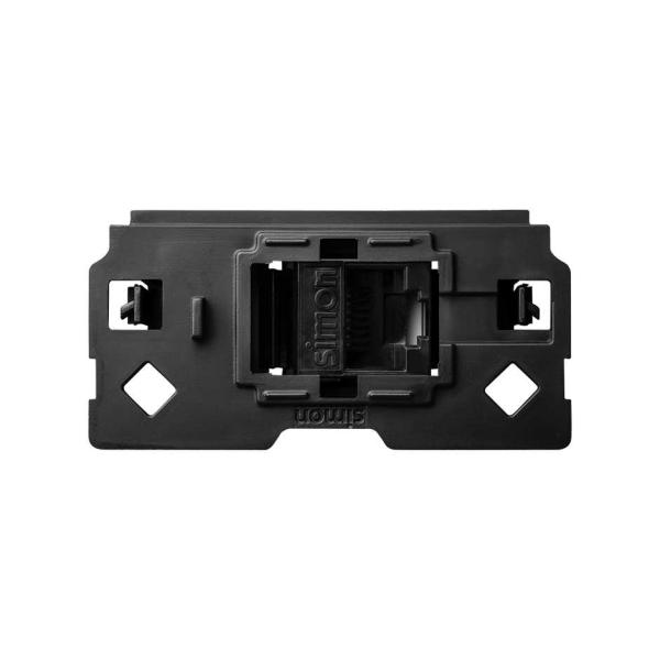 Conector informático RJ45 AMP® de categoría 6 UTP con adaptador Simon 100