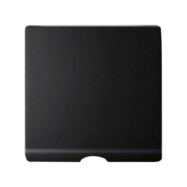 Tapa para salida cables-mecanismos de tirador negro mate Simon 82 Concept