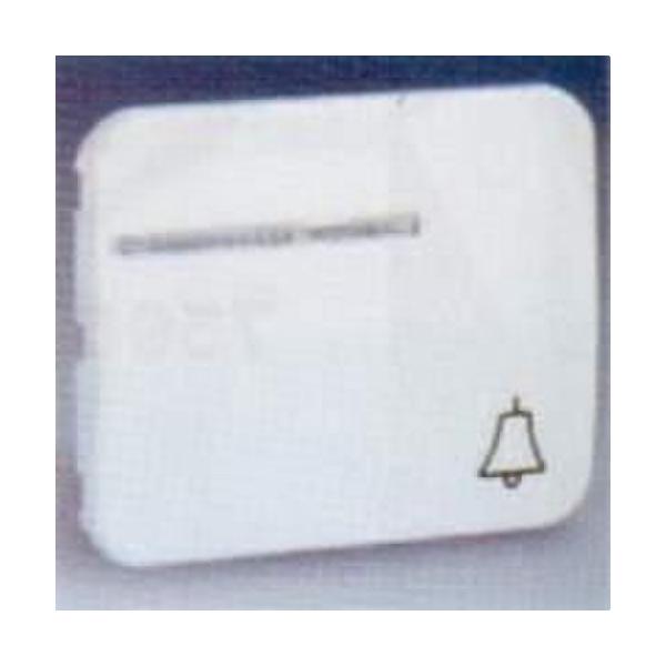 TECLA C/LUMIN.P/PULS.CAMPANA S.75 NEGRO