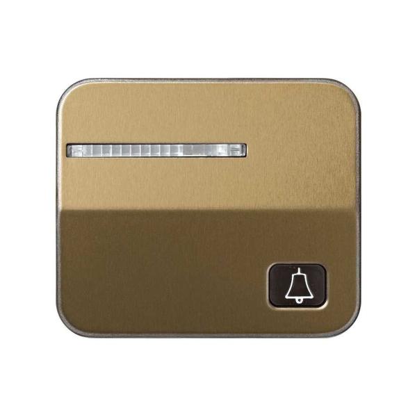 TECLA CON LUMINOSO PARA PULSADOR CAMPANA SIMON 75 BRONCE
