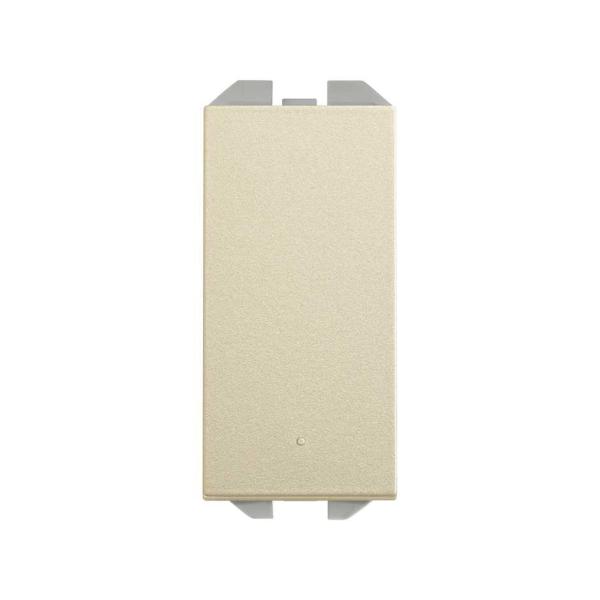 Conmutador pulsante 10AX 230V~ de tecla estrecha con sistema de embornamiento rápido cava Simon 270