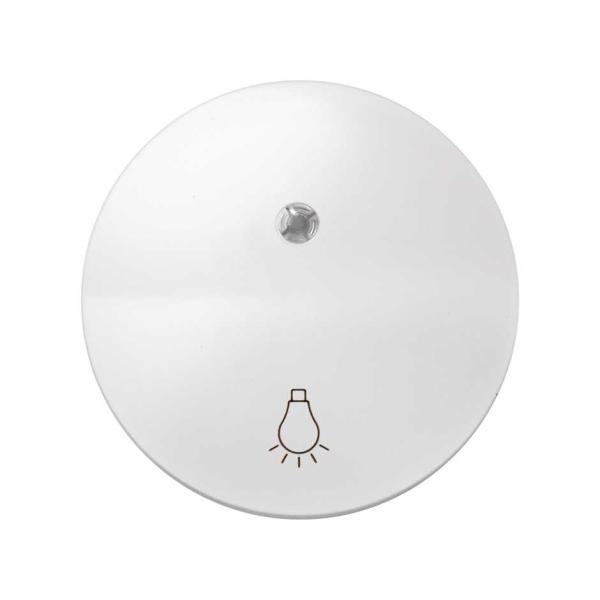 Tecla indiv. pulsador con visor+luz