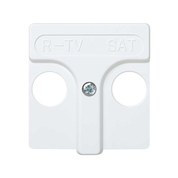 TAPA TOMA SEAL R-TV SIMON 27 BLANCO NIEVE