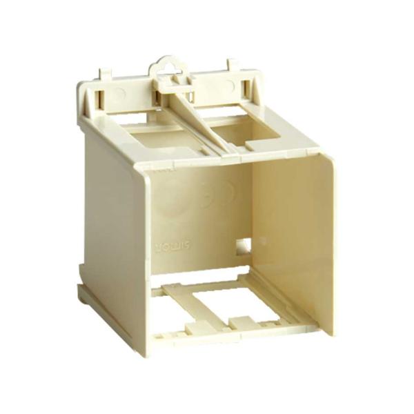 Adaptador para carril DIN marfil para todos los mecanismos modulares de Simon 27 Play